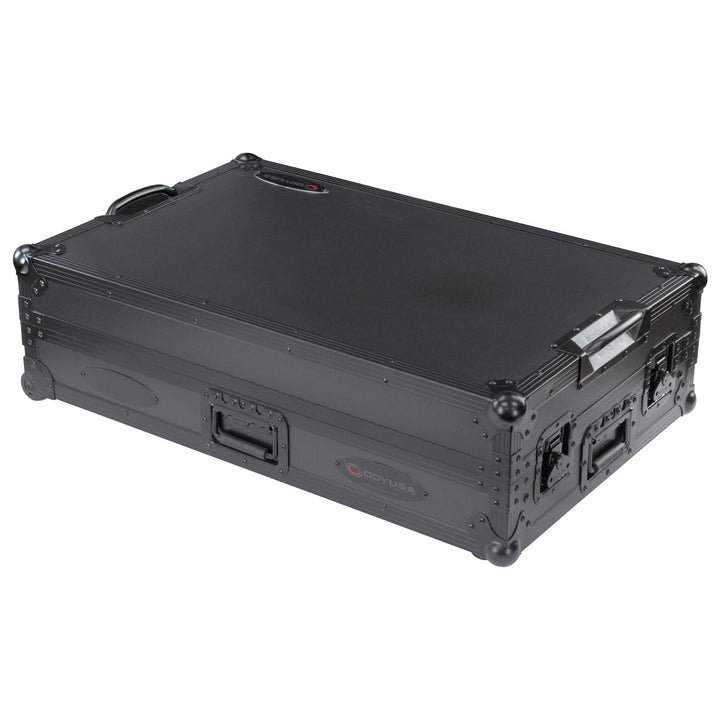 Odyssey FZGSDDJFLX10CWBL Glide-Style 1U Flight Case for DDJ-FLX10 - Black, Corner Wheels – view 6