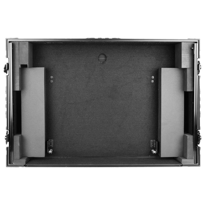 Odyssey FZGSDDJFLX10W1BL Glide-Style 1U Flight Case for Pioneer DJ DDJ-FLX10 - Black, Wheels – view 5