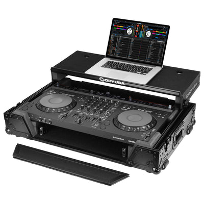 Odyssey Odyssey FZGSDDJGRV6W1BL Glide-Style 1U Flight Case for AlphaTheta DDJ-GRV6 - Black