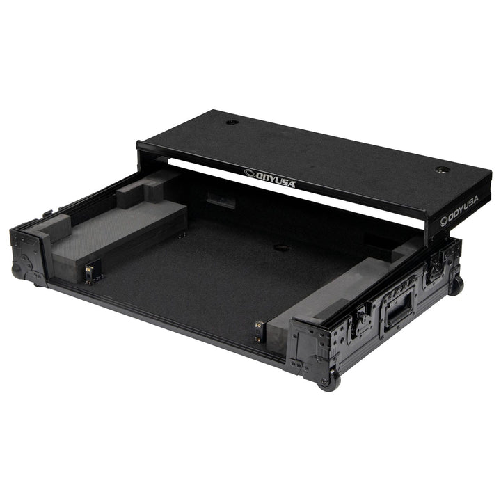 Odyssey FZGSDDJREV5CWBL Glide-Style 1U Flight Case for Pioneer DJ DDJ-REV5 - Black, Wheels – view 3