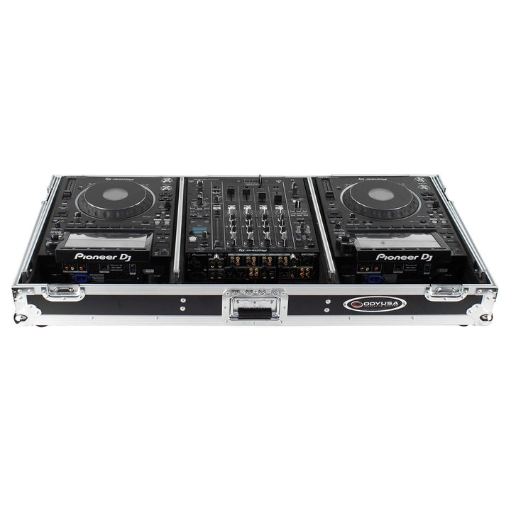 Odyssey FZGSP12CDJW2 Glide-Style Flight Coffin for 12" Mixer + 2 Media Players - Wheels – view 5