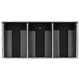 Odyssey FZGSP12CDJW2 Glide-Style Flight Coffin for 12" Mixer + 2 Media Players - Wheels – view 6