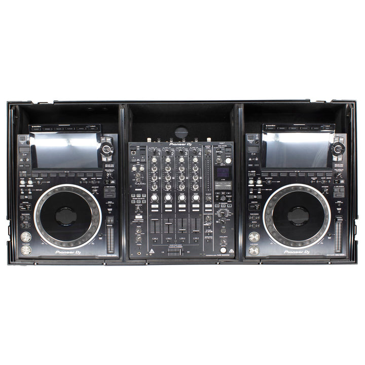 Odyssey FZGSP12CDJW2BL Glide-Style Flight Coffin for 12" Mixer + 2 Media Players - Black – view 3