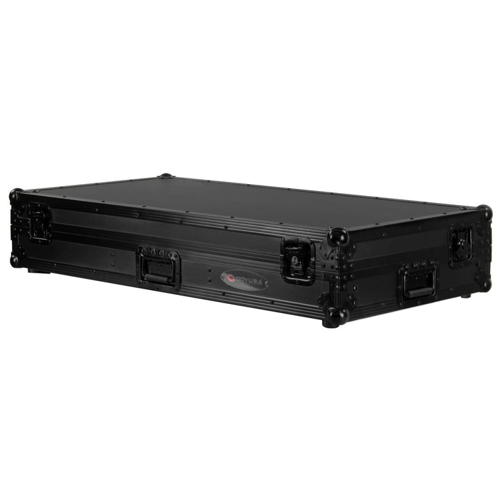 Odyssey FZGSP12CDJW2BL Glide-Style Flight Coffin for 12" Mixer + 2 Media Players - Black – view 5