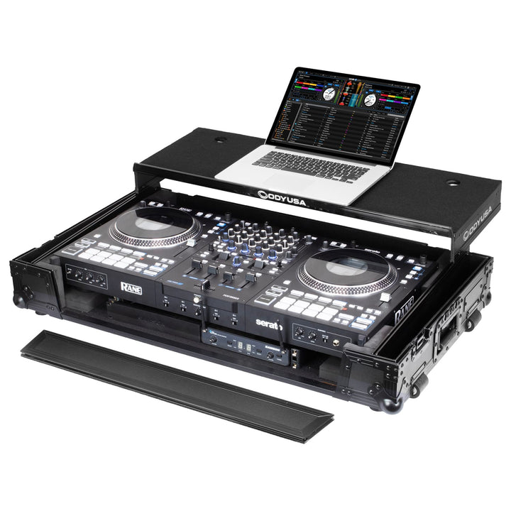 Odyssey FZGSPERFORMERW1BL Glide-Style 1U Flight Case for RANE Performer - Black