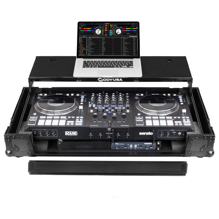 Odyssey FZGSPERFORMERW1BL Glide-Style 1U Flight Case for RANE Performer - Black – view 2