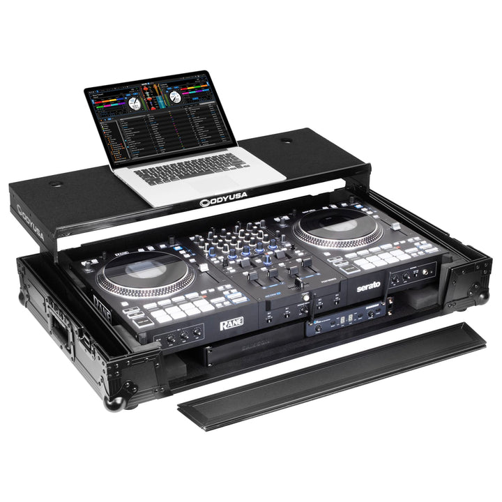 Odyssey FZGSPERFORMERW1BL Glide-Style 1U Flight Case for RANE Performer - Black – view 3