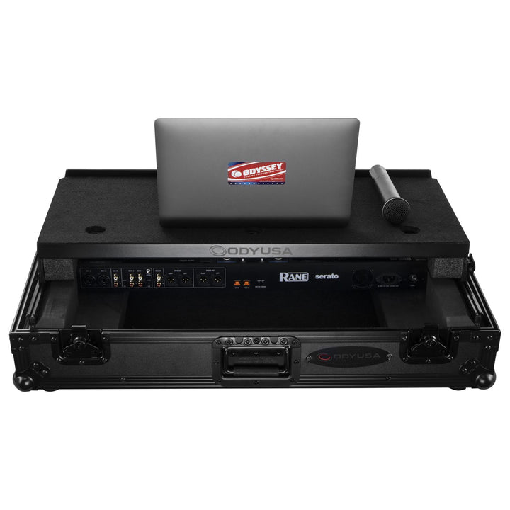 Odyssey FZGSRANEONEW1BL Glide-Style 1U Flight Case for RANE One - Black, Wheels – view 4