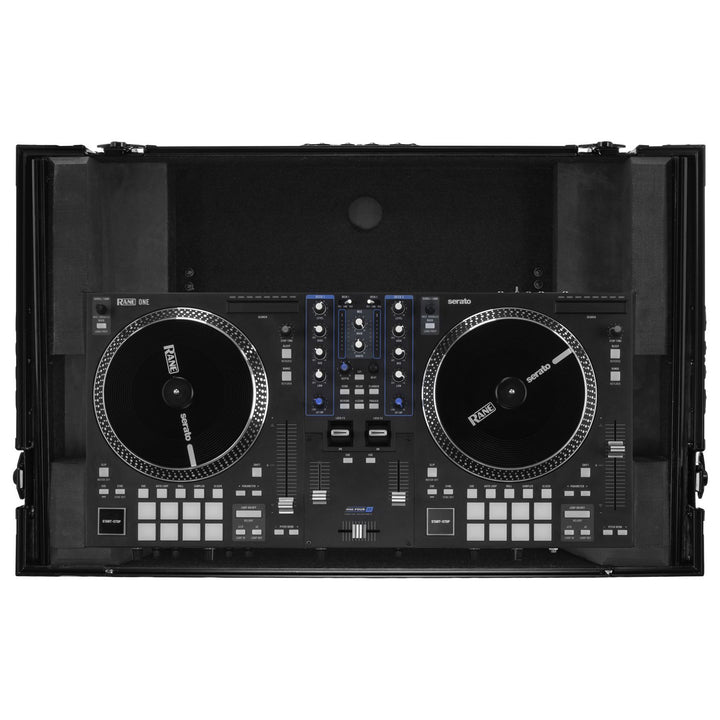 Odyssey FZGSRANEONEW1BL Glide-Style 1U Flight Case for RANE One - Black, Wheels – view 5