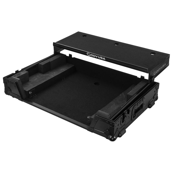 Odyssey FZGSRANEONEW1BL Glide-Style 1U Flight Case for RANE One - Black, Wheels – view 7