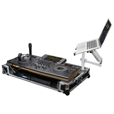 Odyssey Odyssey FZOPUSQUADCW1 1U Flight Case for Pioneer DJ OPUS-QUAD - Wheels