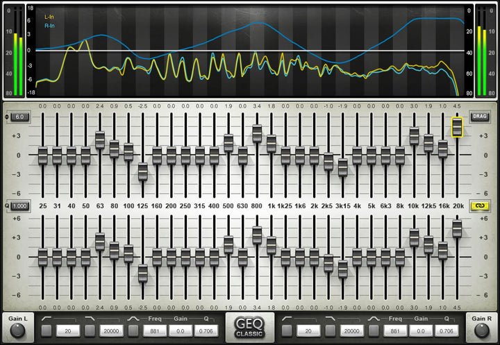 WAVES Waves GEQ Graphic Equalizer