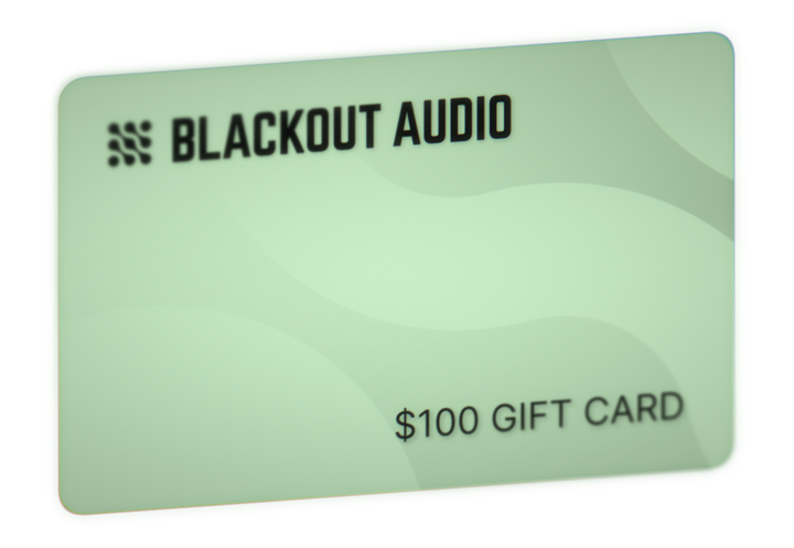Blackout Audio $100 Gift Card