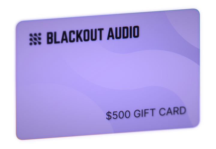 Blackout Audio $500 Gift Card