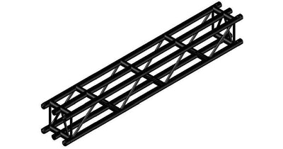 Global Truss Global Truss DT36-200-BLK 2.0m (6.56ft) Square Truss with Center Chords (Black)