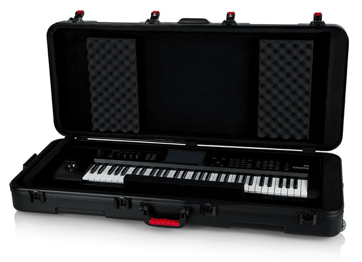 Gator GTSA-KEY61 TSA Series Molded Keyboard Case with Wheels (61-Note) - Instrument Cases