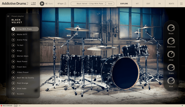 XLN Audio Addictive Drums 2: Heavy Rock Collection