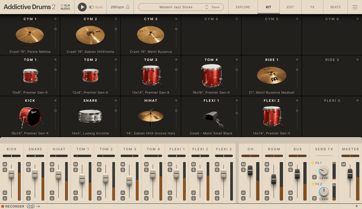 XLN Audio Addictive Drums 2: Modern Jazz Sticks ADpak