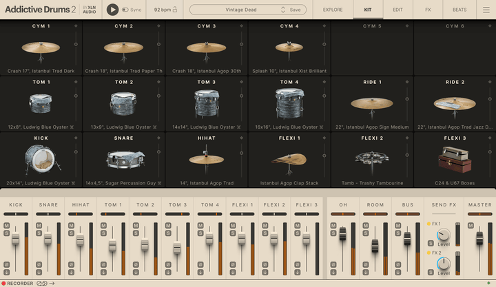 XLN Audio Addictive Drums 2: Vintage Dead