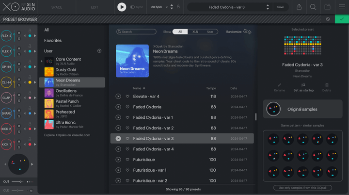 XLN Audio XO Expansion: Neon Dreams