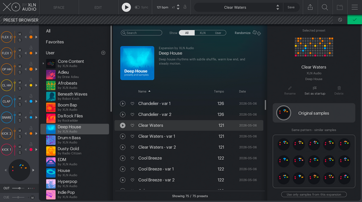 XLN Audio XO Expansion: Deep House
