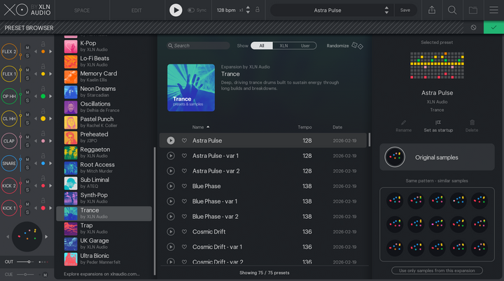 XLN Audio XO Expansion: Trance