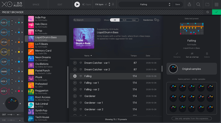 XLN Audio XO Expansion: Liquid Drum n Bass