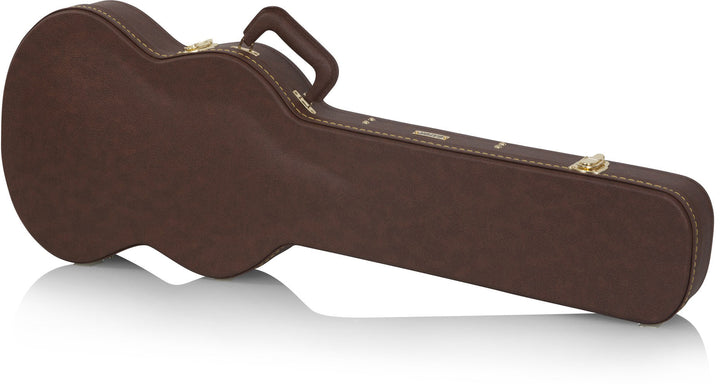 Gator Gator GW-SG-BROWN Traditional Laminated SGS Solid Guitar Style Guitar Wood Case
