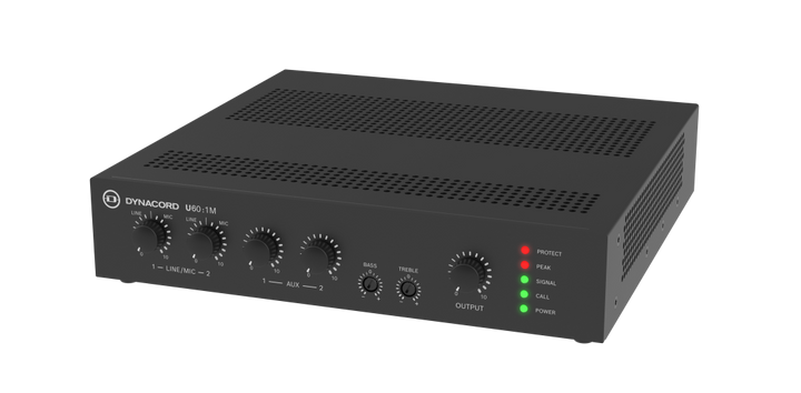 Dynacord Dynacord U60:1M 1 Channel 60W Mixer Amplifier - Amplifiers & Receivers