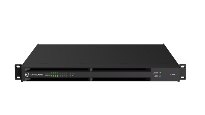 Dynacord Dynacord IX30-8-US 8 Channel Networked Multichannel DSP Amplifier - 3KW - Amplifiers & Receivers