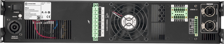 Dynacord Dynacord IPX5-4 Multi Channel Installation DSP Class-D Amplifier - 4 x 1250 W - Amplifiers & Receivers