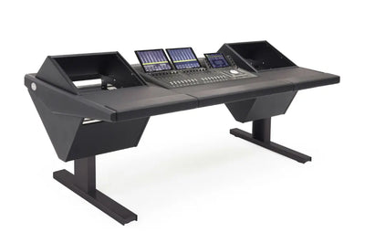 Argosy Eclipse for S1x2+D, 8sp Rack Left, Desk Right, Mahogany EPs, Black legs