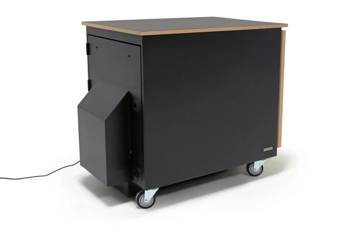 Argosy IsoBox PRO 12RU, Red Oak Trim, with Black Traceless Top, Right Door Swing