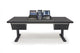Argosy Eclipse for S4, 3 Foot Wide, Desk Left & Right, Mahogany EPs, Black legs