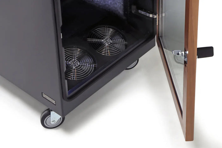 Argosy IsoBox PRO 12RU, Red Oak Trim, with Black Traceless Top, Left Door Swing