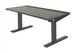 Argosy Eclipse Edit Desk w/no Rack, Mahogany EPs, Black legs
