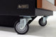 Argosy IsoBox PRO 18RU, Black Satin on Oak Trim, with Black Traceless Top, Left Door Swing