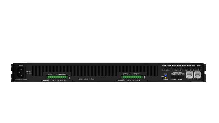 Dynacord Dynacord IX60-8-US 8 Channel Networked DSP Power Amplifier - 6KW - Amplifiers & Receivers