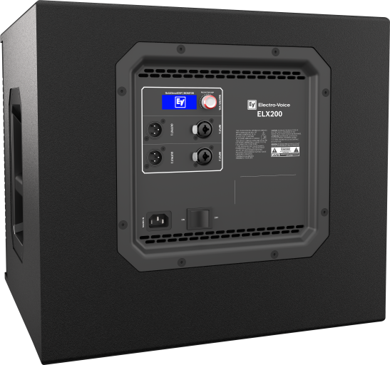 Electro-Voice ELX200-12SP-US 12in Powered Subwoofer - 1200W - Black – three-quarter right