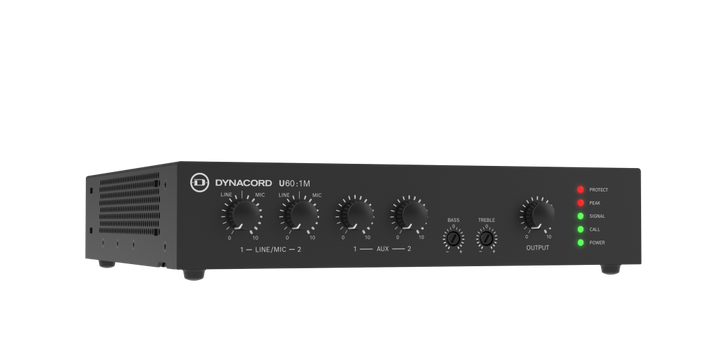 Dynacord Dynacord U60:1M 1 Channel 60W Mixer Amplifier - Amplifiers & Receivers