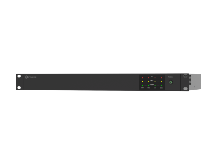 Dynacord Dynacord V600:4 Multichannel Power Amplifier for Commercial Installations - Amplifiers & Receivers