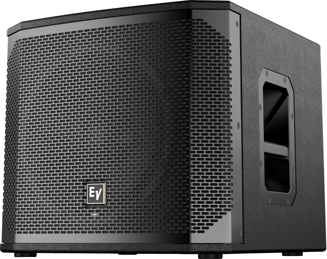 Electro-Voice ELX200-12SP-US 12in Powered Subwoofer - 1200W - Black – three-quarter left