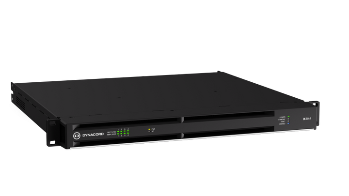 Dynacord Dynacord IX30-4-US 4 Channel Networked Multichannel DSP Amplifier - 3KW - Amplifiers & Receivers