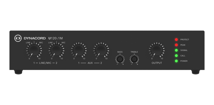 Dynacord Dynacord U120:1M 1 Channel 120W Mixer Amplifier - Amplifiers & Receivers