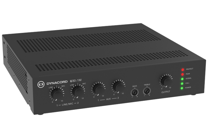 Dynacord Dynacord U30:1M 1 Channel 30W Mixer Amplifier - Amplifiers & Receivers
