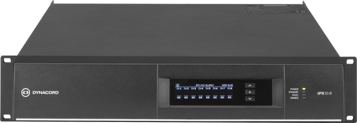 Dynacord Dynacord IPX10-8 Multi Channel Installation DSP Class-D Amplifier - 8 x 1250 W - Amplifiers & Receivers