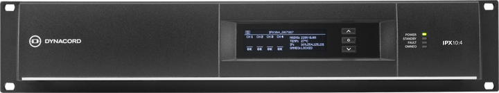 Dynacord Dynacord IPX10-4 Multi Channel Installation DSP Class-D Amplifier - 4 x 2500 W - Amplifiers & Receivers