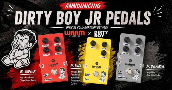 Warm Audio Warm Audio WA-DBjr-OD Dirty Boy Jr Overdrive Pedal