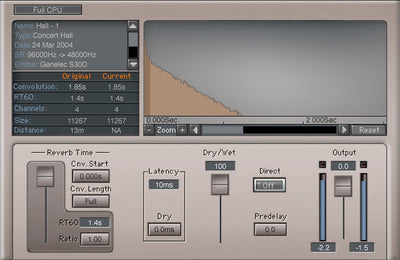 WAVES Waves IR-L Convolution Reverb