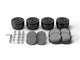 IsoAcoustics GAIA I Neo Speaker Isolation Feet (4-Pack, Black) – set contents